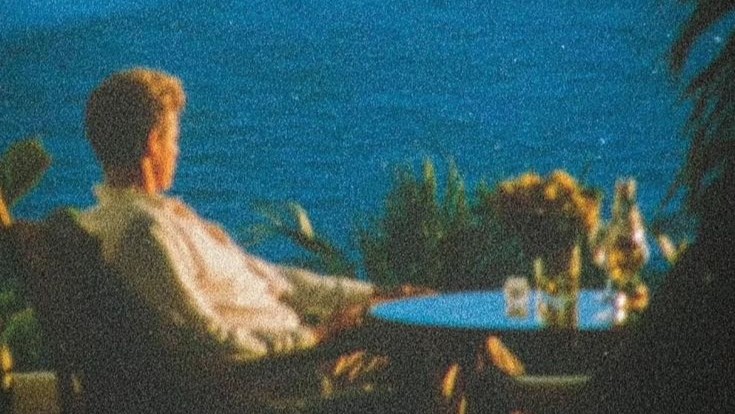 A still evening looking out at the sea